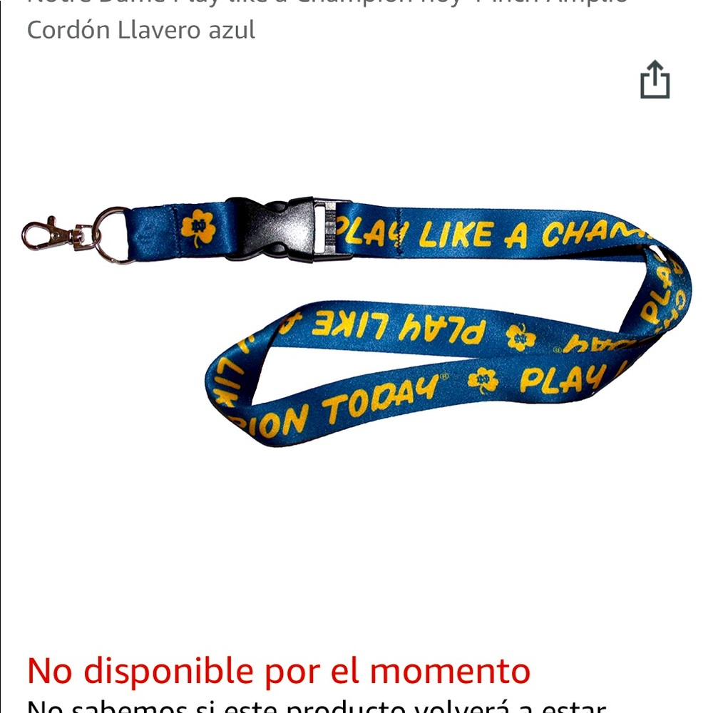 NWT | Notre Dame Lanyard - Sold Out Online